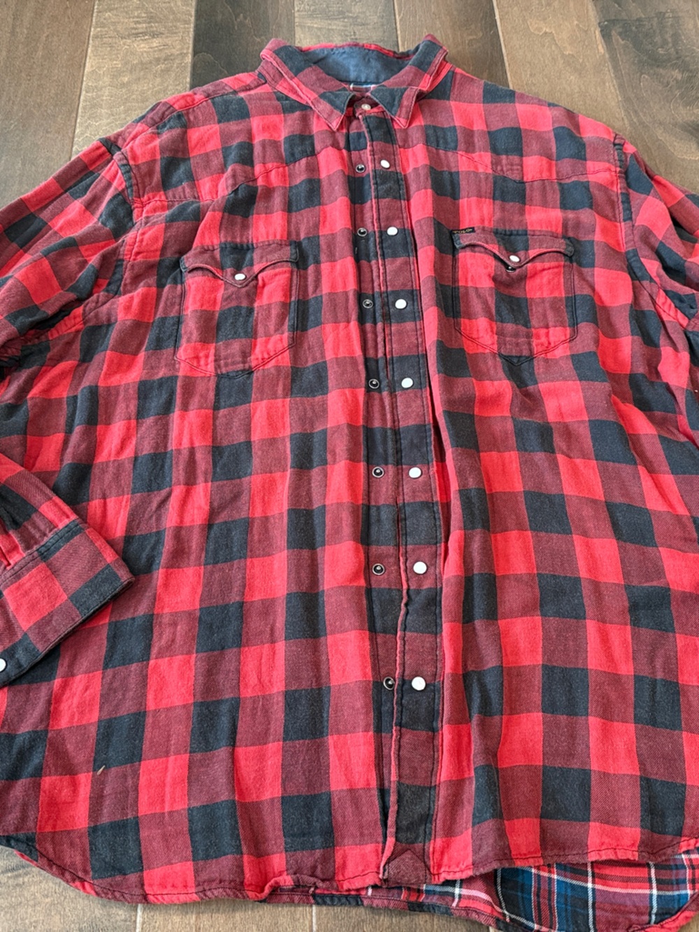 Ralph Lauren Red and Black Buffalo Plaid Flannel Shirt